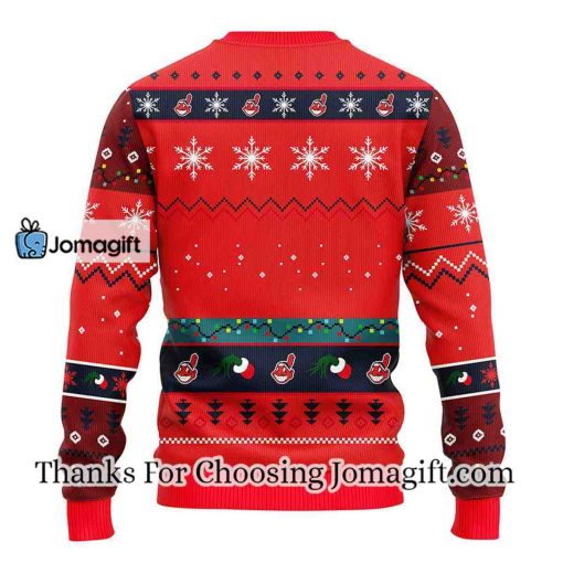 Cleveland Indians 12 Grinch Xmas Day Christmas Ugly Sweater