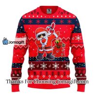 Cleveland Indians Dabbing Santa Claus Christmas Ugly Sweater 3