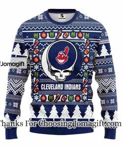 MLB Chicago Cubs Grateful Dead Ugly Christmas Fleece Sweater For Fans