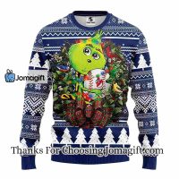 Cleveland Indians Grinch Hug Christmas Ugly Sweater 3