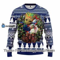 Cleveland Indians Groot Hug Christmas Ugly Sweater 3