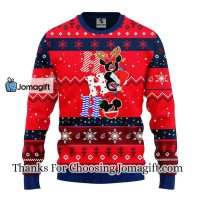 Cleveland Indians Hohoho Mickey Christmas Ugly Sweater 3