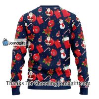 Cleveland Indians Santa Claus Snowman Christmas Ugly Sweater 2 1