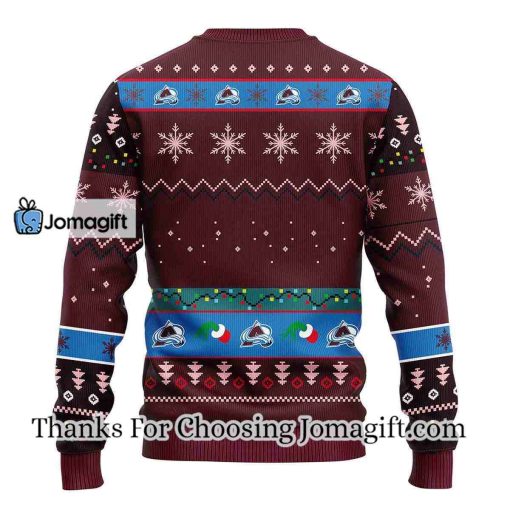 Colorado Avalanche Grinch Christmas Ugly Sweater