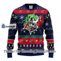 Columbus Blue Jackets Grinch Christmas Ugly Sweater