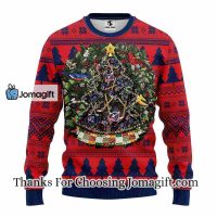 Columbus Blue Jackets Tree Ball Christmas Ugly Sweater