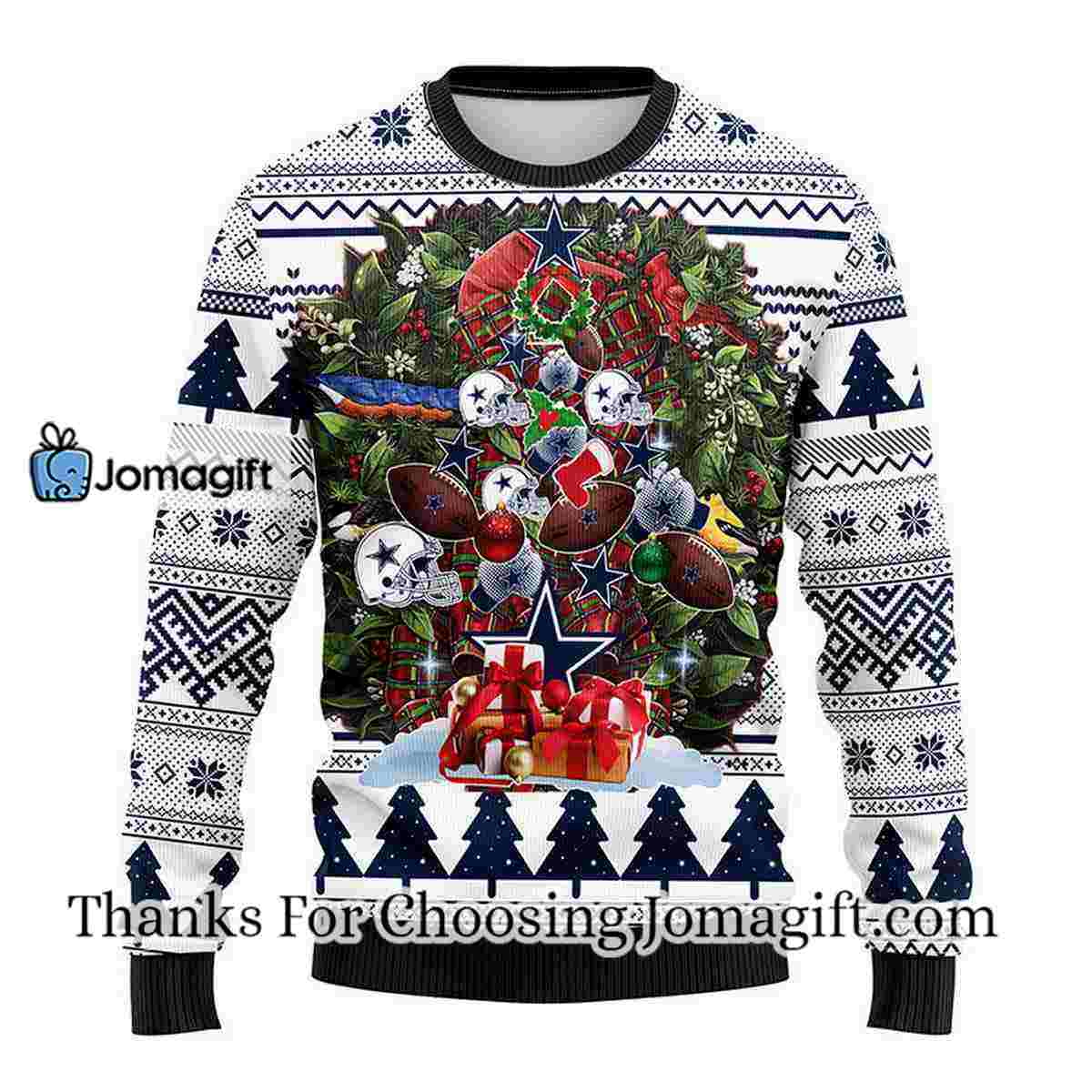 Dallas Cowboys Christmas Ugly Sweater 2 1