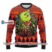 Denver Brocos Grinch Hug Christmas Ugly Sweater 3