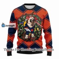 Denver Broncos Pub Dog Christmas Ugly Sweater