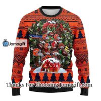 Denver Broncos Tree Ugly Christmas Fleece Sweater