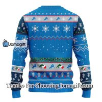 Detroit Lions 12 Grinch Xmas Day Christmas Ugly Sweater 3