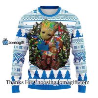 Detroit Lions Groot Hug Christmas Ugly Sweater 3