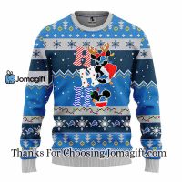 Detroit Lions HoHoHo Mickey Christmas Ugly Sweater 3