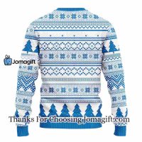 Detroit Lions Skull Flower Ugly Christmas Ugly Sweater 2 1