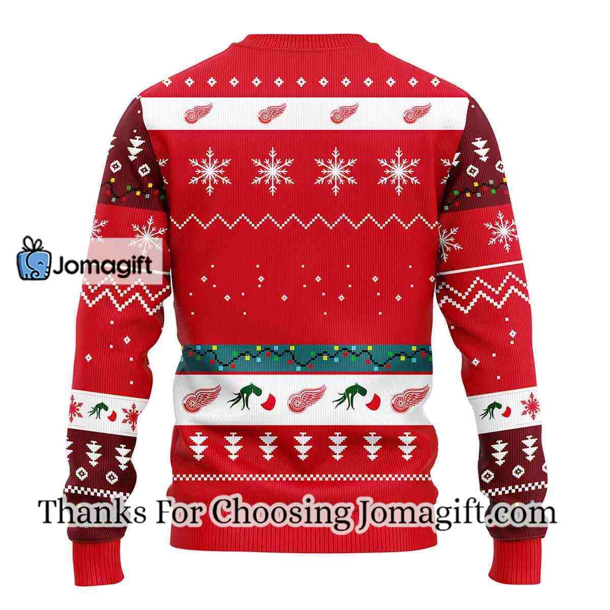 Red Wings Ugly Christmas Sweater Jaw-dropping Stitch Gift