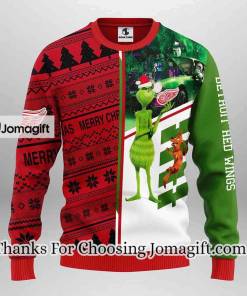 Detroit Red Wings Tree Ugly Christmas Fleece Sweater