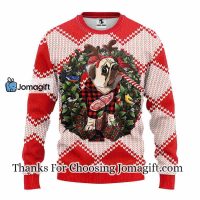 Detroit Red Wings Pub Dog Christmas Ugly Sweater