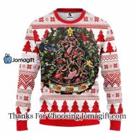 Detroit Red Wings Tree Ball Christmas Ugly Sweater