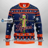 Detroit Tigers Funny Grinch Christmas Ugly Sweater 3