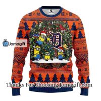 Detroit Tigers Minion Christmas Ugly Sweater 3