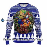 Duke Blue Devils Groot Hug Christmas Ugly Sweater