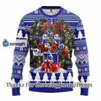 Duke Blue Devils Tree Ugly Christmas Fleece Sweater