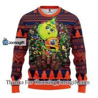 Edmonton Oilers Grinch Hug Christmas Ugly Sweater