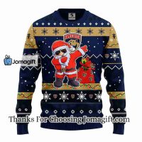 Florida Panthers Dabbing Santa Claus Christmas Ugly Sweater
