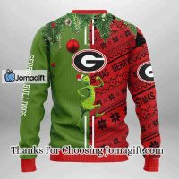 Georgia Bulldogs Grinch Scooby doo Christmas Ugly Sweater 2 1