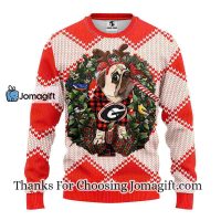 Georgia Bulldogs Pub Dog Christmas Ugly Sweater 3