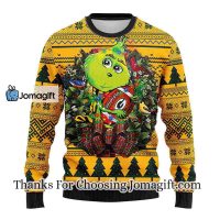Green Bay Packers Grinch Hug Christmas Ugly Sweater
