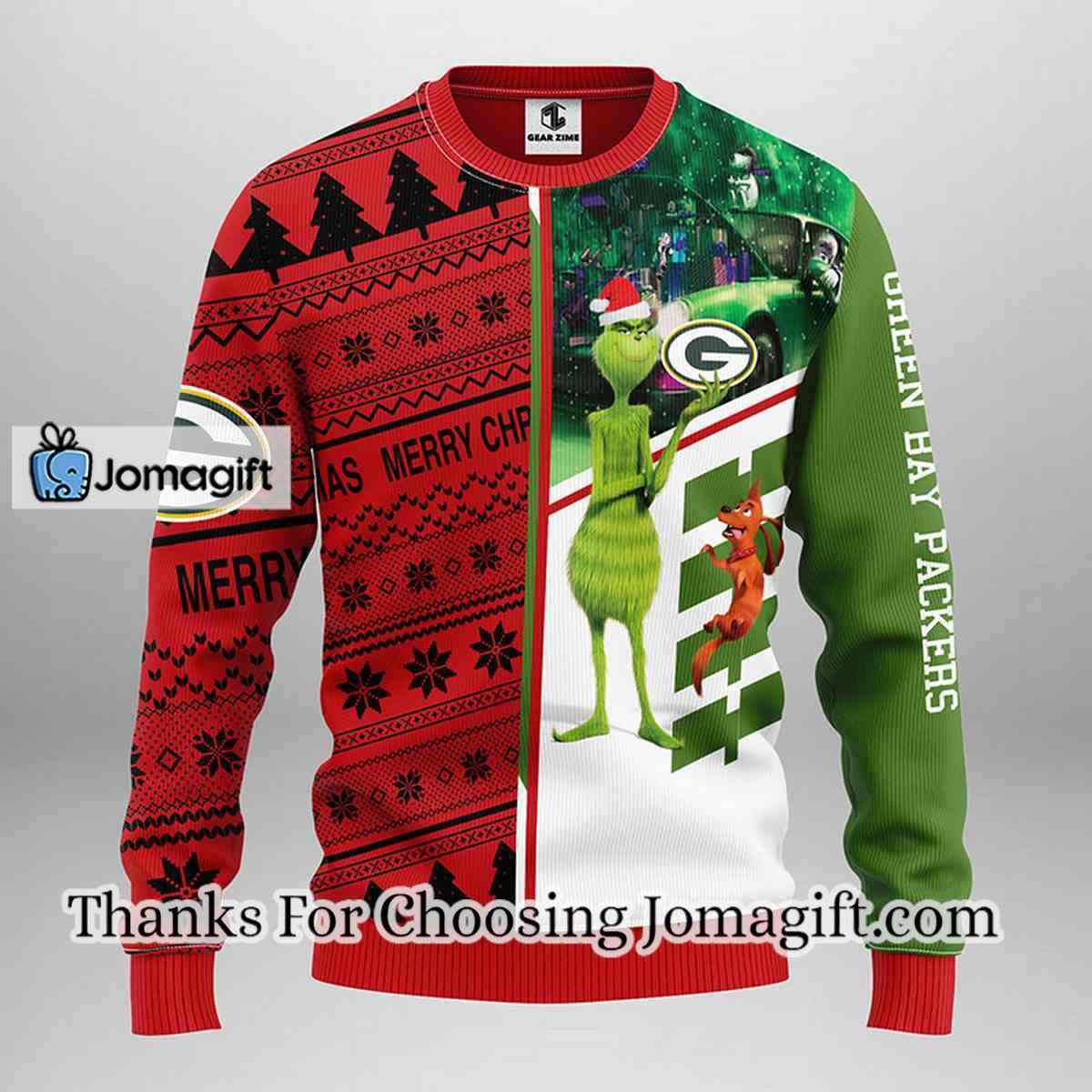 women's green bay packers ugly christmas sweater