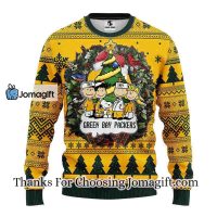 Green Bay Packers Snoopy Dog Christmas Ugly Sweater