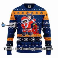 Houston Astros Dabbing Santa Claus Christmas Ugly Sweater 3