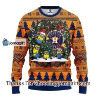 Houston Astros Minion Christmas Ugly Sweater 3