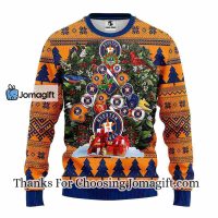 Houston Astros Tree Ugly Christmas Fleece Sweater
