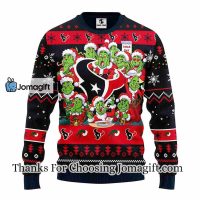 Houston Texans 12 Grinch Xmas Day Christmas Ugly Sweater 2 1