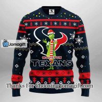 Houston Texans Funny Grinch Christmas Ugly Sweater 3