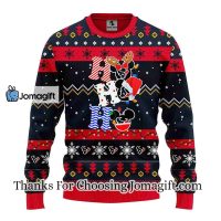 Houston Texans HoHoHo Mickey Christmas Ugly Sweater