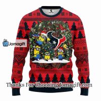 Houston Texans Minion Christmas Ugly Sweater 3