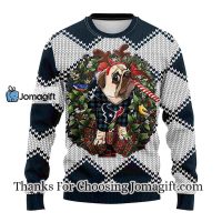 Houston Texans Pub Dog Christmas Ugly Sweater 3