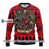Houston Texans Tree Ball Christmas Ugly Sweater 3