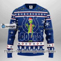 Indianapolis Colts Funny Grinch Christmas Ugly Sweater