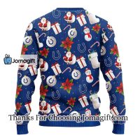 Indianapolis Colts Santa Claus Snowman Christmas Ugly Sweater