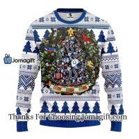 Indianapolis Colts Tree Ball Christmas Ugly Sweater 3