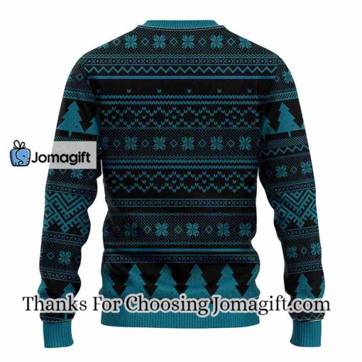 Jacksonville Jaguars Grateful Dead Ugly Christmas Fleece Sweater