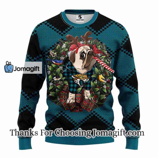 Jacksonville Jaguars Pub Dog Christmas Ugly Sweater