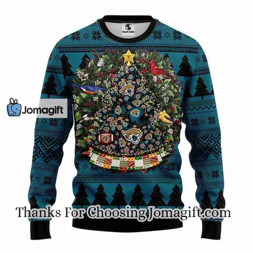 Jacksonville Jaguars Tree Ball Christmas Ugly Sweater