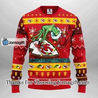Kansas City Chiefs Grinch Christmas Ugly Sweater 3