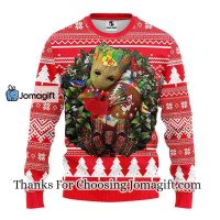 Kansas City Chiefs Groot Hug Christmas Ugly Sweater 3